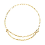 DoDo Collana maglie apribili argento dorato DCC3004-ESSEN-00YAG