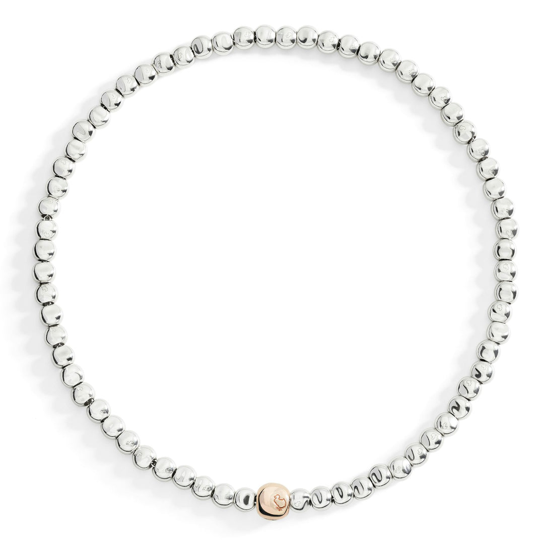 Collana Pepita Argento e Oro Rosa