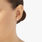 Load image into Gallery viewer, DoDo Orecchino stud stellina DHB6001-STARS-0009R - oro rosa 9kt