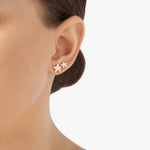 Load image into Gallery viewer, DoDo Orecchino stud stellina DHB6001-STARS-0009R - oro rosa 9kt