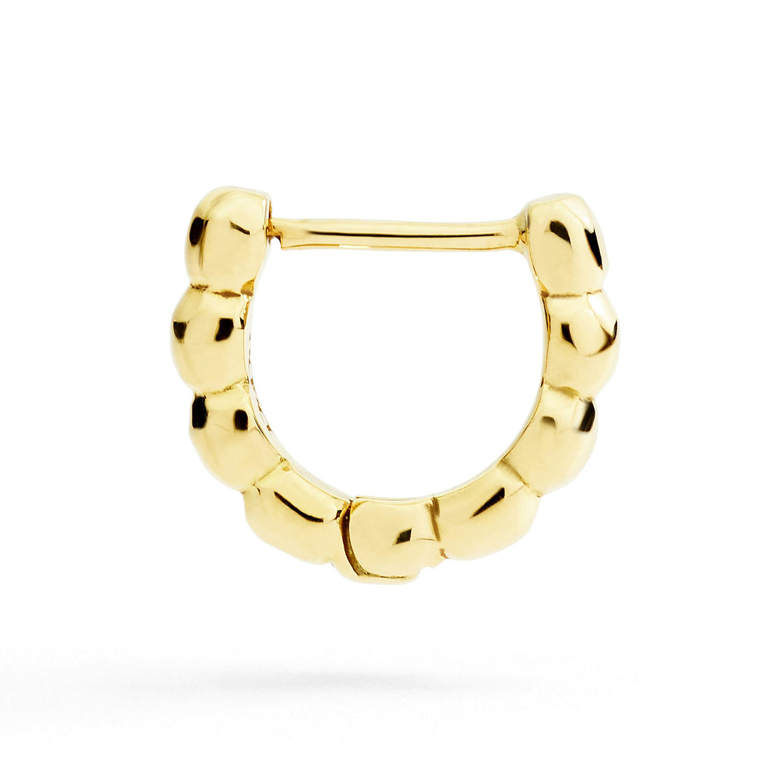 DoDo Orecchino hoop granelli oro giallo DHC3001-GRANX-000OG - oro giallo 18kt
