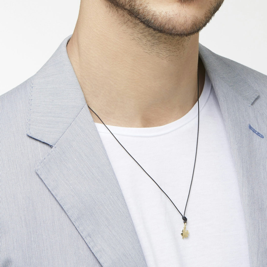 DoDo Ciondolo quadrifoglio oro giallo DMB9037-FOURS-000OG - collana