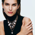 Load image into Gallery viewer, DoDo Ciondolo stellina oro rosa &amp; smalto DMC3002-STARS-EPB9R