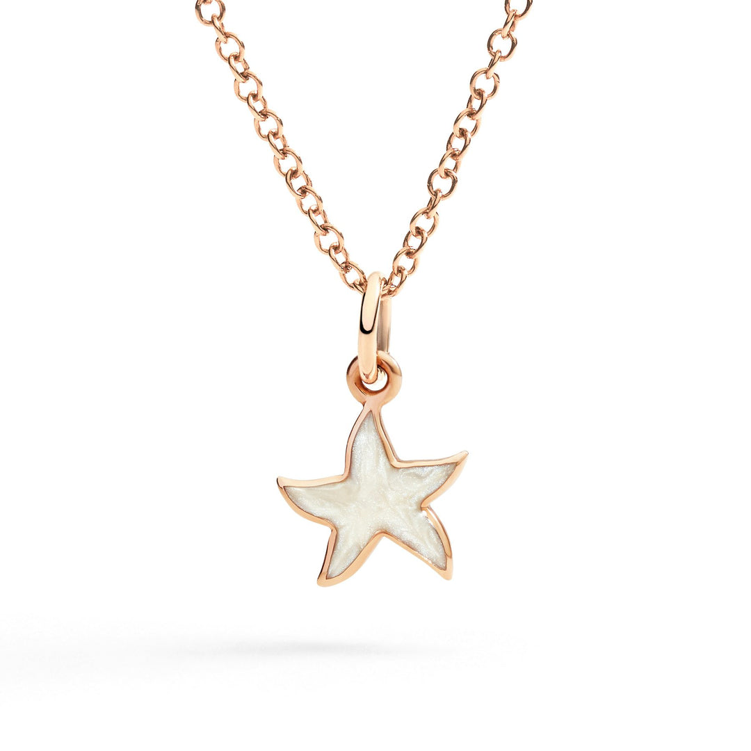 DoDo Ciondolo stellina oro rosa & smalto DMC3002-STARS-EPB9R