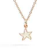 DoDo Ciondolo stellina oro rosa & smalto DMC3002-STARS-EPB9R