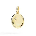 Load image into Gallery viewer, DoDo Ciondolo sigillo oro giallo &amp; diamante DMC5020-SIGNE-DB09G