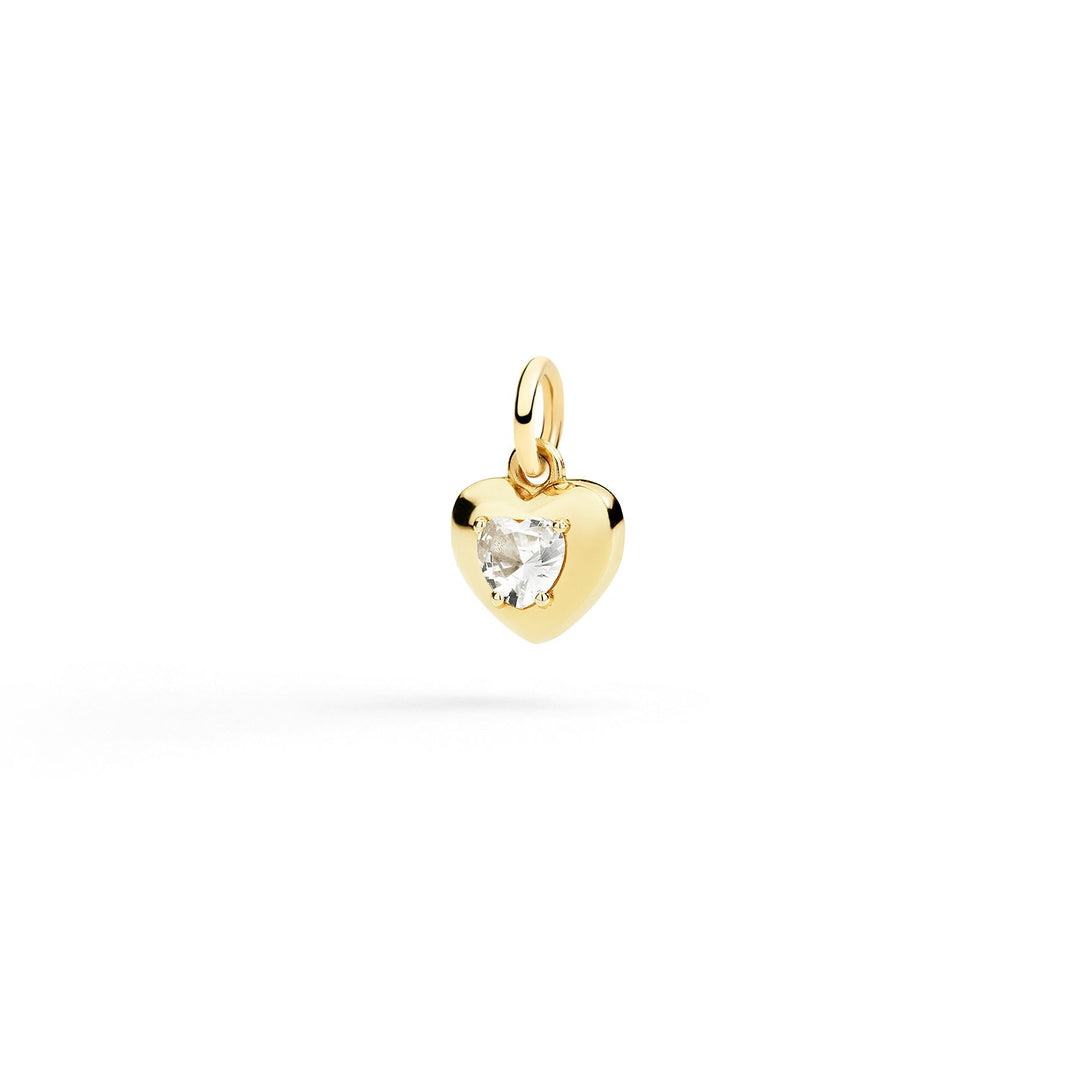 DoDo Ciondolo cuore oro giallo & zaffiro sintetico DMC6000-HEART-SZB9G