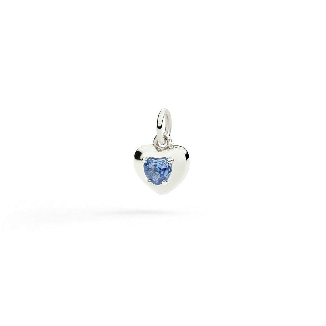 DoDo Ciondolo cuore argento & zaffiro sintetico DMC6009-HEART-SZAAG