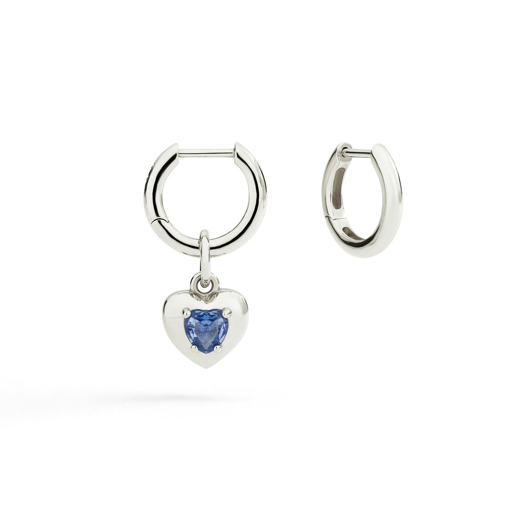 DoDo Ciondolo cuore argento & zaffiro sintetico DMC6009-HEART-SZAAG