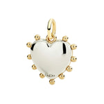 Load image into Gallery viewer, DoDo Ciondolo cuore con malachite DMC6015-HEART-MYA9G