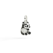 DoDo Ciondolo panda in argento e diamanti DMC6034-PANDA-DBXAG