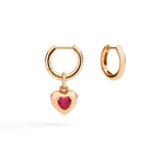 Load image into Gallery viewer, DoDo Orecchini essentials oro rosa DOC6000-ESSEN-0009R - hoop