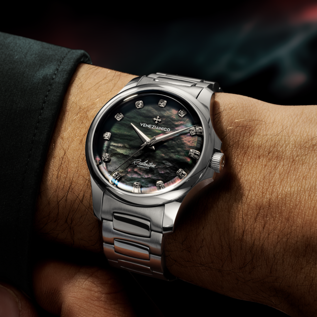 VENEZIANICO Redentore 36 Diamanti - 1121521C - nero - polso