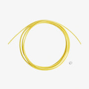 Cordino sottile DoDo in cotone giallo limone con sigillo in argento 925, accessorio fresco e versatile per gioielli.