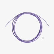 Cordino sottile DoDo in cotone lilla con sigillo in argento 925, accessorio colorato e versatile per gioielli.