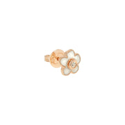 DoDo Orecchino fiore DHC3003-FLOWS-EBB9R - oro rosa 9kt, madreperla e diamante