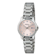 Breil Classic Elegance EW0408 - cassa e bracciale acciaio - quadrante rosa con cristalli