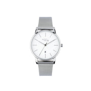 Breil Avery EW0677 - bracciale e cassa acciaio - quadrante bianco con datario