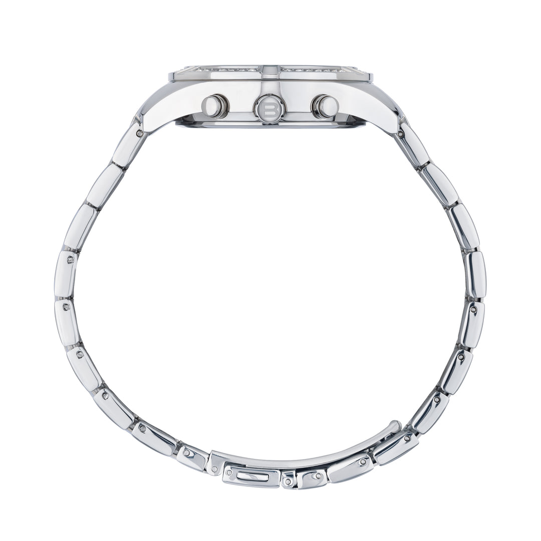 Breil C'est Chic EW0725 - cassa e bracciale acciaio - quadrante azzurro con cronografo e datario