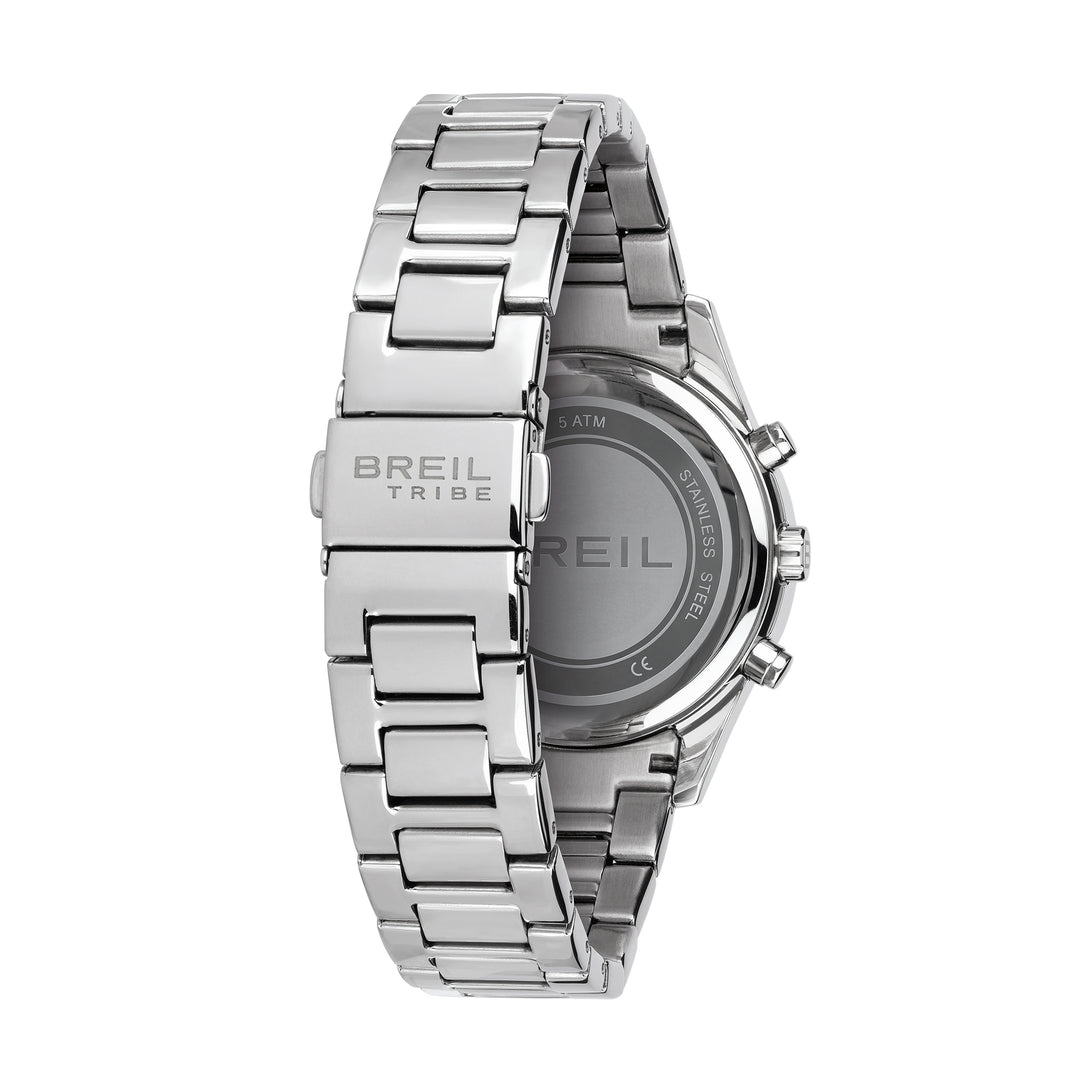 Breil C'est Chic EW0725 - cassa e bracciale acciaio - quadrante azzurro con cronografo e datario