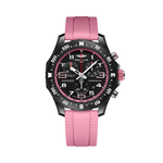 Load image into Gallery viewer, Quadrante rosa con indici luminescenti e datario a finestrella del Breitling Endurance Pro 38 X83310D41B1S1.
