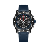 Load image into Gallery viewer, Quadrante nero con indici luminescenti e scala tachimetrica del Breitling Endurance Pro 44 X82310D51B1S2.
