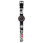 Load image into Gallery viewer, Vista laterale della cassa nera in plastica e chiusura cinturino FPSP064
