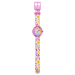 Load image into Gallery viewer, Dettaglio del cinturino tessile multicolore in PET riciclato Flik Flak Sparkling Gemstones.
