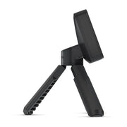 Display di Garmin Approach R10 che mostra grafico a dispersione dei colpi e statistiche di velocità e direzione