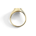 Load image into Gallery viewer, Gioiello Anello Sigillo in oro giallo e diamante bianco, simbolo di emozioni e memoria personale.
