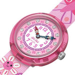 Load image into Gallery viewer, Vista del quadrante con personaggio Batgirl in versione Hello Kitty sul Flik Flak FLNP016.
