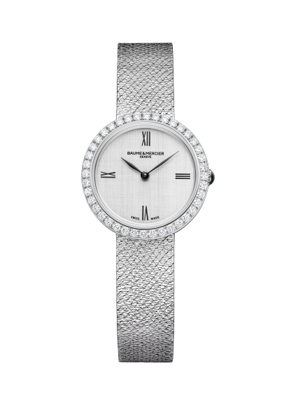 Baume & Mercier Joia de Baume & Mercier 10850 - bracciale e cassa acciaio - quadrante argento