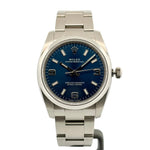 Load image into Gallery viewer, ROLEX Oyster Perpetual Airking 34mm blu Ref. 114200 - bracciale e cassa acciaio - quadrante blu