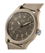 Load image into Gallery viewer, Cinturino in caucciù beige con inserto tessile e fibbia in titanio.
