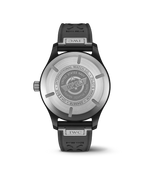 Load image into Gallery viewer, Dettaglio quadrante nero con indici e lancette luminescenti.
