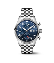 IWC Pilot’s Watch Chronograph 41 IW388102 con cassa in acciaio 41 mm e quadrante blu.