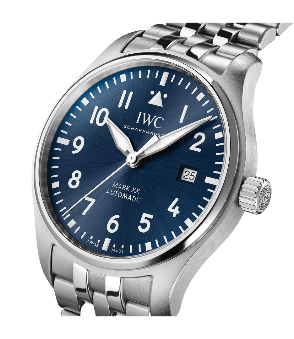 Bracciale in acciaio inox con sistema EasX-CHANGE per cambio rapido.