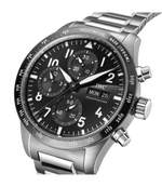 Load image into Gallery viewer, Bracciale integrato in titanio con maglie lucide e satinate e fibbia deployante.
