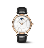 Load image into Gallery viewer, IWC Portofino Automatic Moon Phase IW459403 con cassa in oro rosso 18 ct da 40 mm e quadrante argenté.
