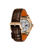 Load image into Gallery viewer, Cinturino in pelle di alligatore marrone chiaro con fibbia ad ardiglione.
