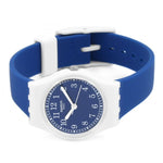 Load image into Gallery viewer, Swatch Squirolino LW152 - cinturino e quadrante blu - cassa bianca