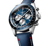 Load image into Gallery viewer, Fondello in acciaio inossidabile del Jaeger-LeCoultre Master Control Calendar con movimento automatico calibro 866 visibile attraverso vetro zaffiro trasparente
