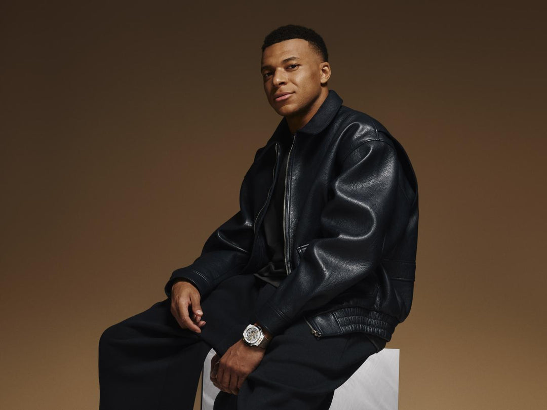 Hublot Big Bang Kylian Mbappé White Ceramic 421.HX.2019.NR.MBP26 - cassa ceramica bianca - cinturino tessuto - quadrante scheletrato - polso