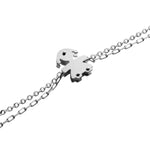 Load image into Gallery viewer, Le Bebé Bracciale bimba oro bianco e diamante LBB524