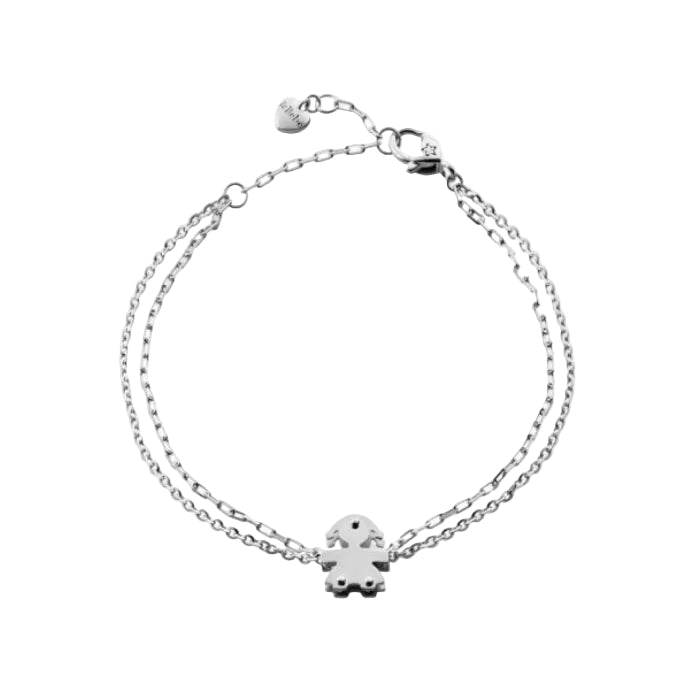 Le Bebé Bracciale bimba oro bianco e diamante LBB524