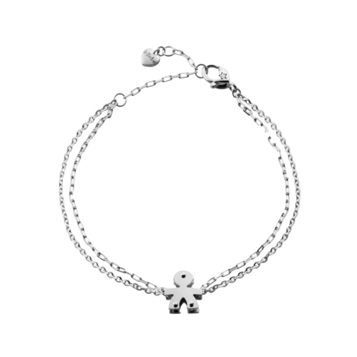 Le Bebé Bracciale bimbo oro bianco e diamante LBB521