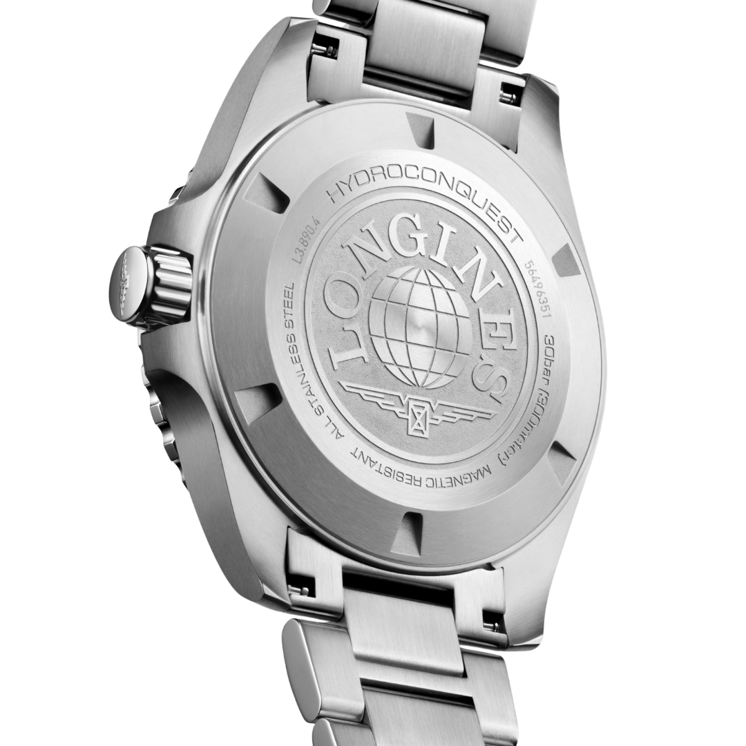 Cassa rotonda in acciaio inossidabile da 43 mm con lunetta girevole unidirezionale in ceramica blu e bracciale in acciaio inossidabile con doppia chiusura deployante di sicurezza e sistema di microregolazione