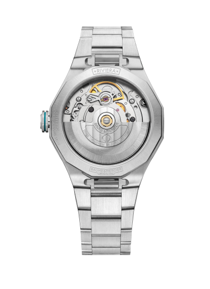 Baume & Mercier Riviera Coastline 10868 - fondello con movimento a vista