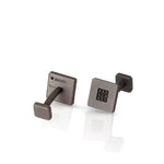 Load image into Gallery viewer, MANO|J Gemelli in titanio e diamanti black MINGEMT18BGEM