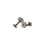 Load image into Gallery viewer, MANOJ Gemelli in titanio rotondi e diamanti black MINGEMT1BGEM